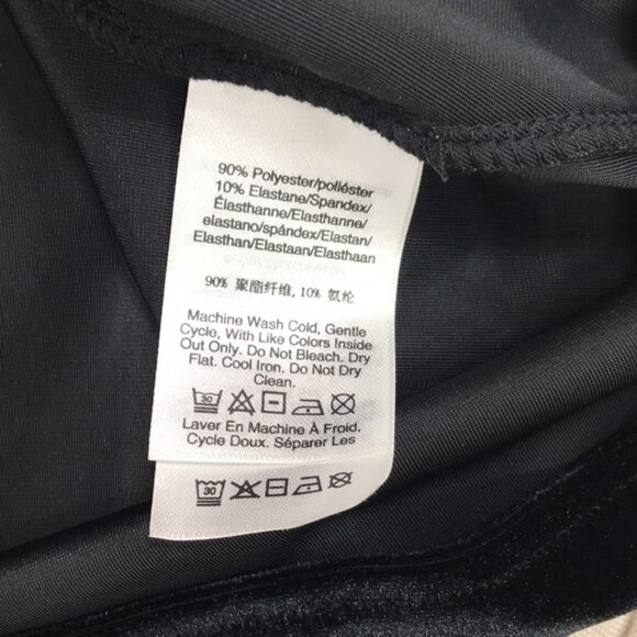 Dkny Faux-Wrap Velvet Dress - Picture 7 of 7